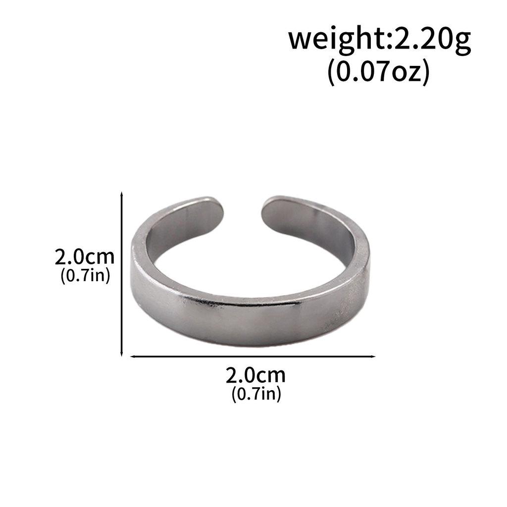 Anime Style Metal Contract Ring With Cartoon Character Design For Collectors
