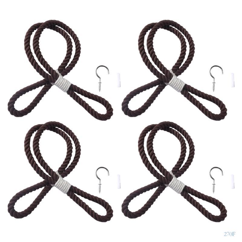 270F Natural Curtain  Rope Curtain Tiebacks For Enhancing Home And Offices Space
