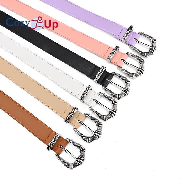 Damen Gürtel Mode All-Match Student Silber Dekogürtel Frauen