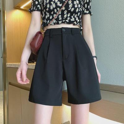 High Waist Women's Summer Chiffon Wide-Leg Shorts