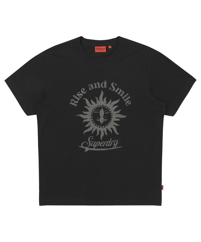 Syupeodeulai Sunrise Graphic T-Shirt Black