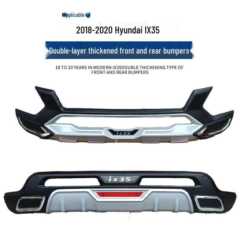 Хендай IX35 (2018-2021 гг.) Защитный бампер передний и задний Rear Bumper