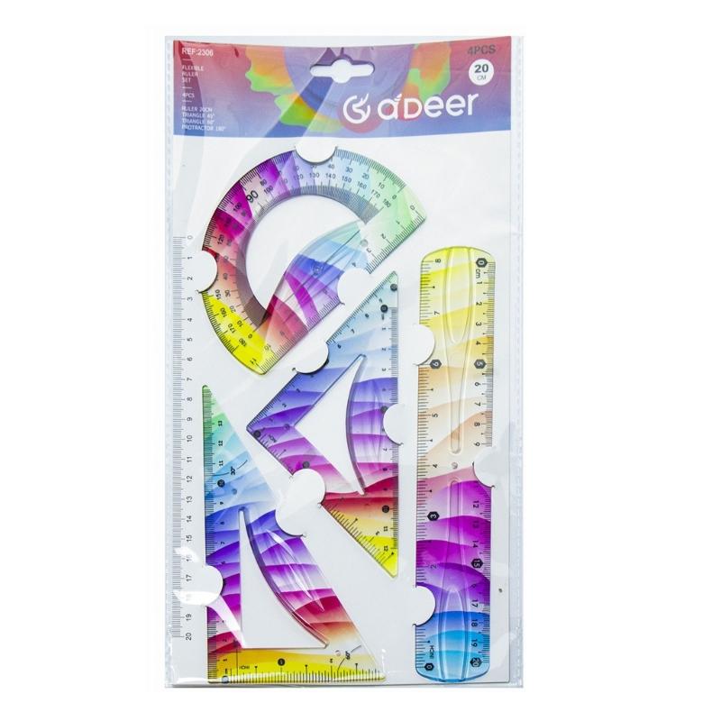 

Colorful Multi Purpose Measuring Scale For Students Artists Crafting Drawing Flexible Soft And Rigid Ruler Design
