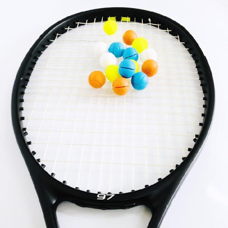 Tennis Vibration Dampener, Silicone Tennis Racket Shock Absorbers Tennis Racket String Shock Damping for Tennis Racquet