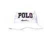 (Polo Ralph Lauren) Men's and Women's Logo Embroidered Signature Cotton Bucket Safari Hat Cap 01080062-SM-WHITE [Used]