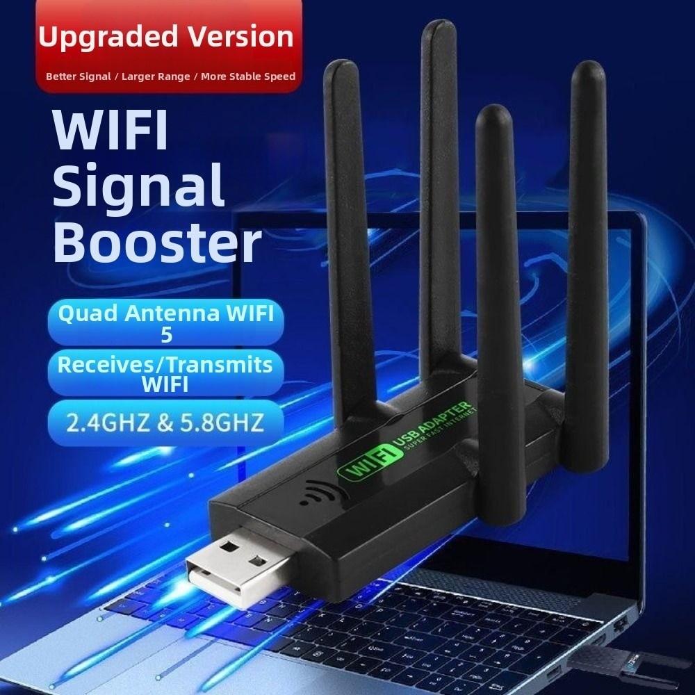 Dual Band WiFi USB Adapter USB3.0 Wireless Network Card Speed Boost  Home Use