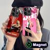 Skleněné pouzdro Avril Lavigne MagSafe pro mobilní telefon iPhone 17 16 15 14 13 12 11 Air Pro Max Plus Mini Barevný kryt