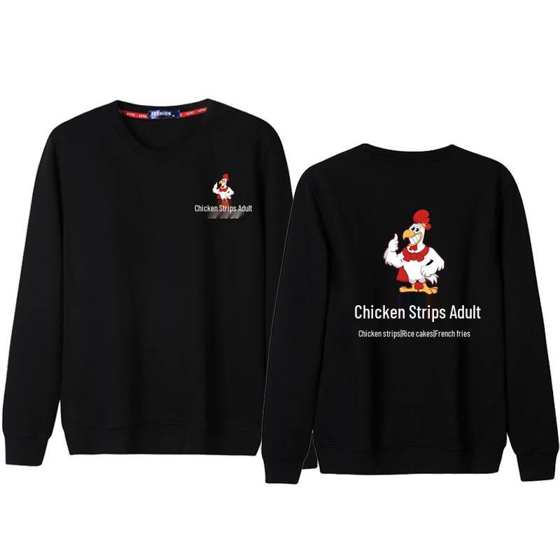 

Fried Chicken Skewers Long Sleeve Sweatshirt - Autumn/Winter BBQ Shop Work Uniform 2XL