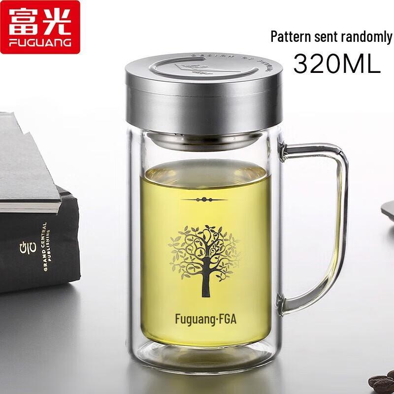 Fuguang Jianpai Double-Layer Borosilicate Glass Tea Cup