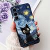 Soft Liquid Silicone Back Cover For Infinix Smart 9 HD Phone Case Infinix Hot 50 Pro+ Pro Plus Marble Gothic Style Cartoon Funda