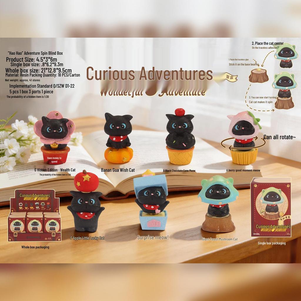 Xigaowang Cartoon Puppy Blind Box Ornament - Playful Home and Desktop Decoration for Kids