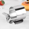 Stainless Steel Round Cake Molds 6-Pack, 7.5cm Mousse Ring Pastry Cutter with Cake Press and Lifter, Baking Ring for Dessert
