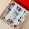 Vidsel Luxus Knochenporzellan Kaffeetasse & Untertasse Geschenkset