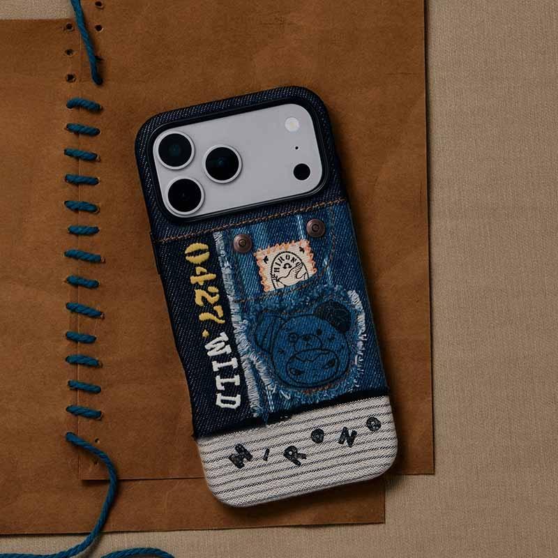 POP MART HIRONO Highway Log Phone Case, Patchwork Style Knitted Trend Based Products PPMT-2512-0086