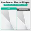 Thermal Printer Paper 8.5x11 Inch, 100 Sheets US Letter Size Foldable Paper, Long-Term Archival Quality, Compatible with CamScanner P1 Pro Printer,