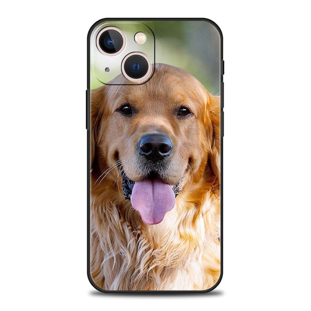 Labrador Golden Retriever hund Lyxigt Telefonfodral För Apple iPhone 16 11 15 14 Pro MAX 12 13 7 8 Plus X XR XS SE Silikonfodral