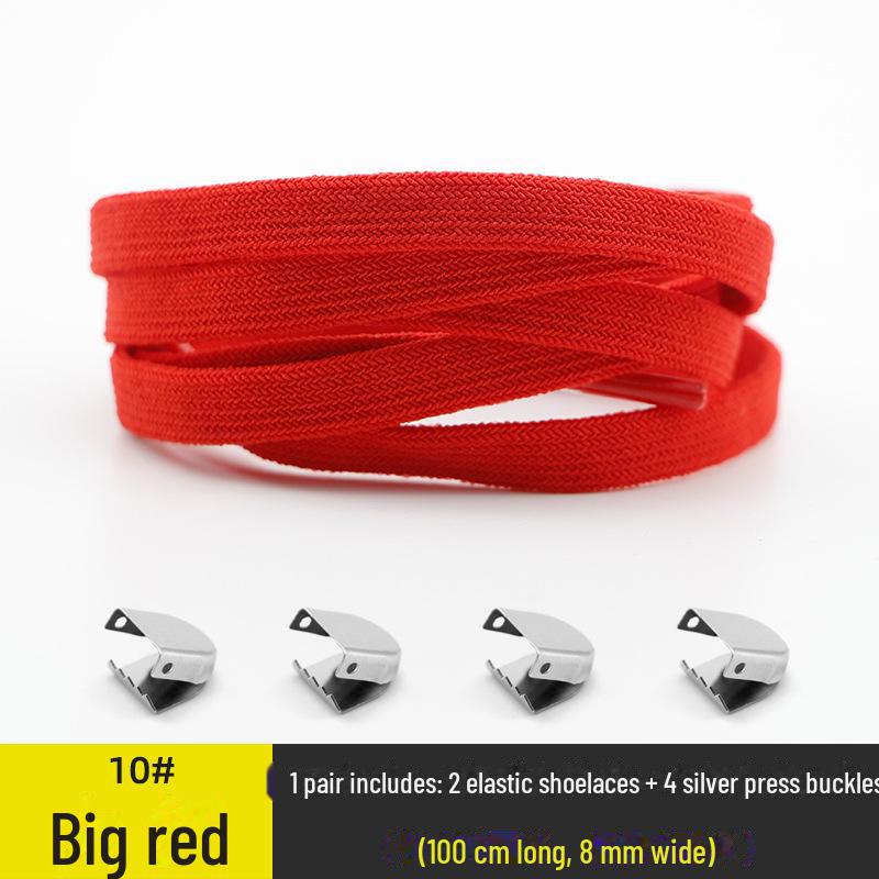 Lacci Elastici Pigri da 8MM - Spandex Doppio Strato Senza Lacci per Bambini con Fibbia Elastica