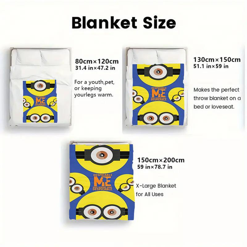 Warm Cozy Throw Blanket for Bedroom Living Room Sofa Travel Camping All Season Skin-friendly Home Decor Blanket
