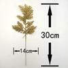 (10pcs/lot) Artificial Plants Pine Branches Christmas Tree Decoration Gold Glittering Sequin Material Home Decor Accessories