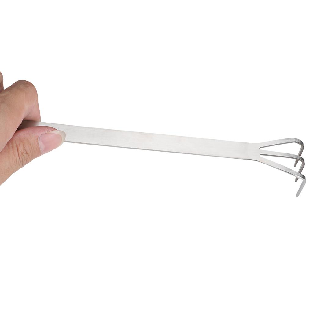 2 In 1 Stainless Steel Bonsai Gardening Tool Root Rake Spatula
