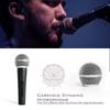 Karaoke Microphone Handheld Professional Wired Dynamic Microphone Clear Voice Mic for Karaoke Part Vocal Music Performance