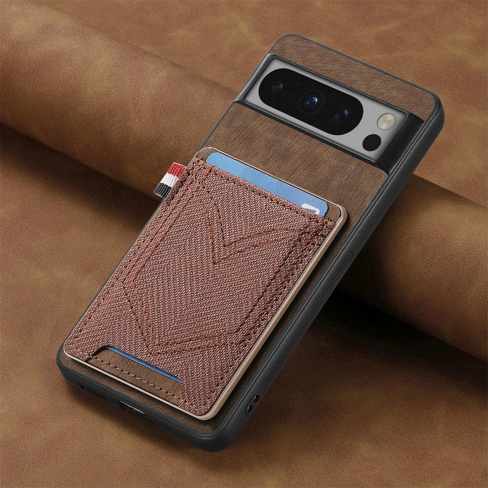 For Google Pixel 10A 9A 10 Pro XL 5G Card Leather Back Case Magnet Car Mount Holder Bumper Shell Pixel 9 Pro XL Case Shockproof