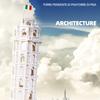 World Famous Historical Culture Architecture Creative Construction Block Leaning Tower Of Pisa Italy Model Construction Brick Toys