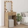 Makeup Table Artisan Oak 50 x 41 x 135 cm Particleboard
