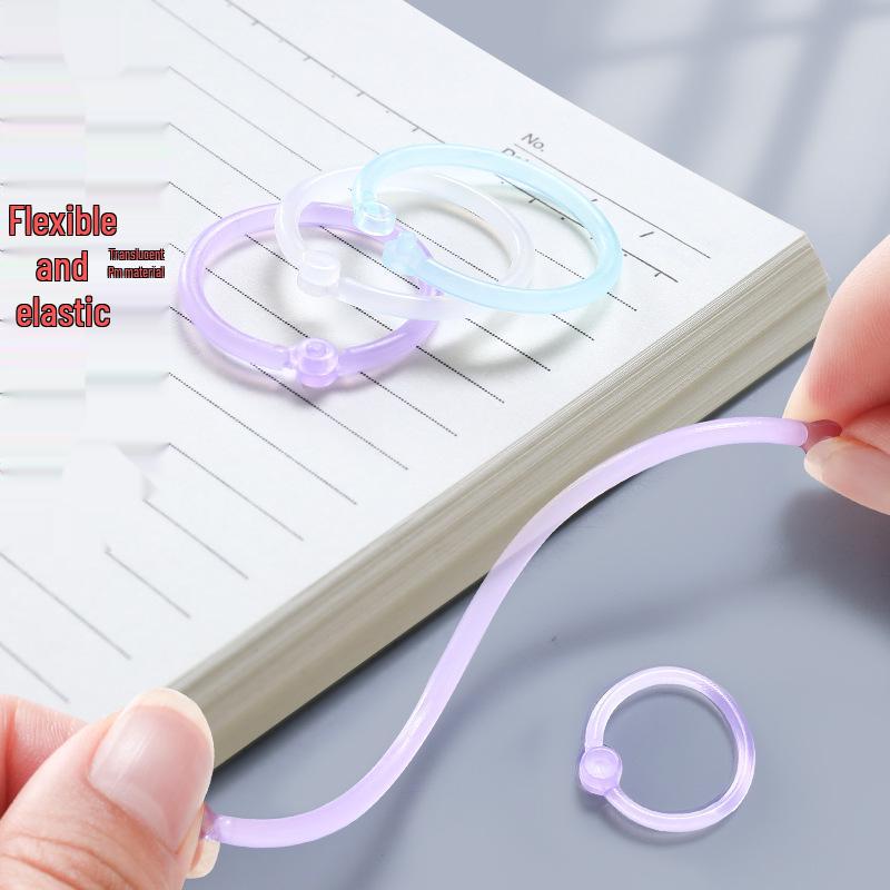 Plastic Openable Loose-Leaf Binder Ring Clip