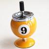 Creative Billiard Ashtray with Lid - Anti-Fly Ash Office Decor