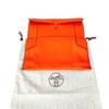 HERMES Flap Pouch Puri Plat Two fold Clutch bag Swift Orange Unused
