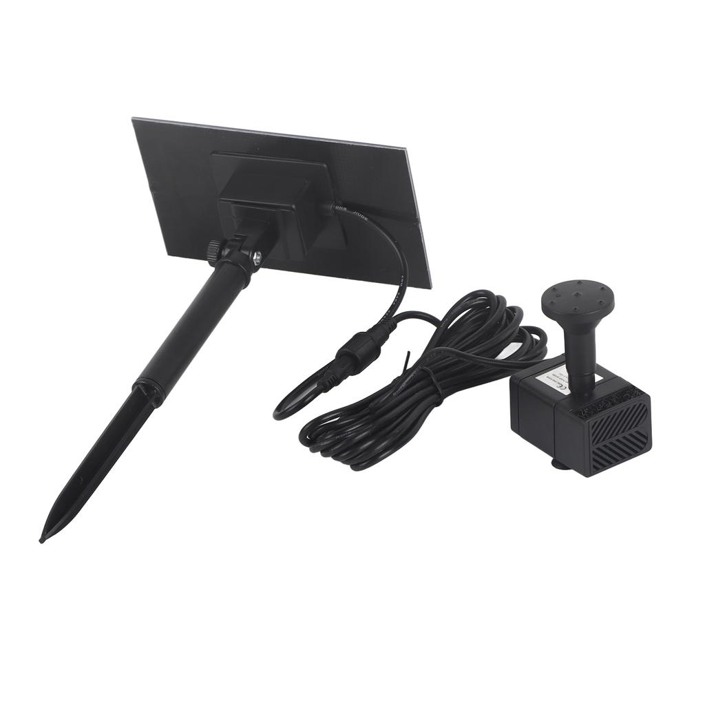 Solarbetriebener Brunnen im Freien, quadratisch, 5 V, schwimmender Vogelbadbrunnen, Landschaftsdekoration