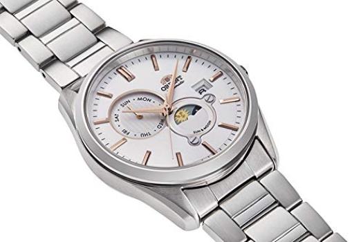 Reloj Automático ORIENT Sol y Luna Mecánico Automático Garantía Nacional Contemporáneo Blanco Plata [ORIENT] SUN&MOON del Fabricante RN-AK0301S para Hombre