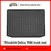 Mitsubishi Delica MiNi Trunk Mat: Eco-friendly, Odorless, Waterproof TPE Cargo Liner