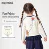 MQDMINI Girls' Antibacterial Rabbit Bear Long-Sleeve T-Shirt