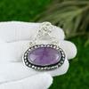 Natural Star Amethyst Gemstone Jewelry 925 Sterling Silver Pendant For Women