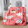 1pc, Duffy and Friends (16) Home Decor Flannel Blanket, Perfect Gift for Bedroom, Living Room, Travel, Camping, Car, Beach, Office Nap, Ideal Sofa Thr