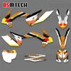 DSMTECH Full Graphics Decals Stickers kits For KTM EXC EXCF XCW 2014- 2016 125-200 250 300 350 450-500 SX SXF 2013-2015