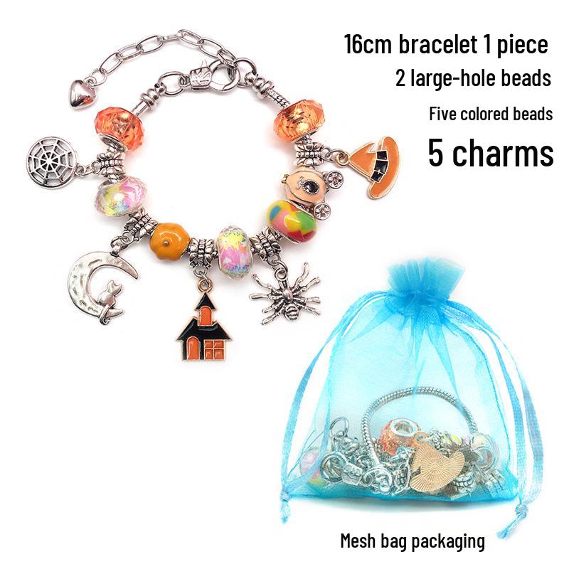 

Детский набор браслетов из хрустальных бусин для Хэллоуина