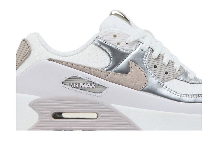 Nike Air Max 90 LV8 Summit White Vast Grey Metallic Platinum College G