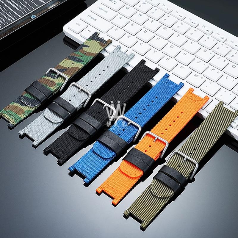 For Casio PROTREK series PRX-8000T/PRX-8001YT modified sports outdoor nylon canvas watch strap men's accessories