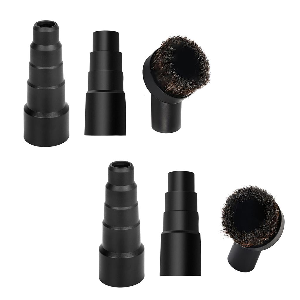 2.5cm/3.6cm Long Horse Hair Round Brush+Vacuum Cleaner Converting Adapter Vacuum Tool for Vacuum Cleaner Accessories
