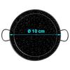 Induction Paella Pan 10 Cm, Enameled Steel, Mini Paella, Snack, Briebe Levante Tasting Black