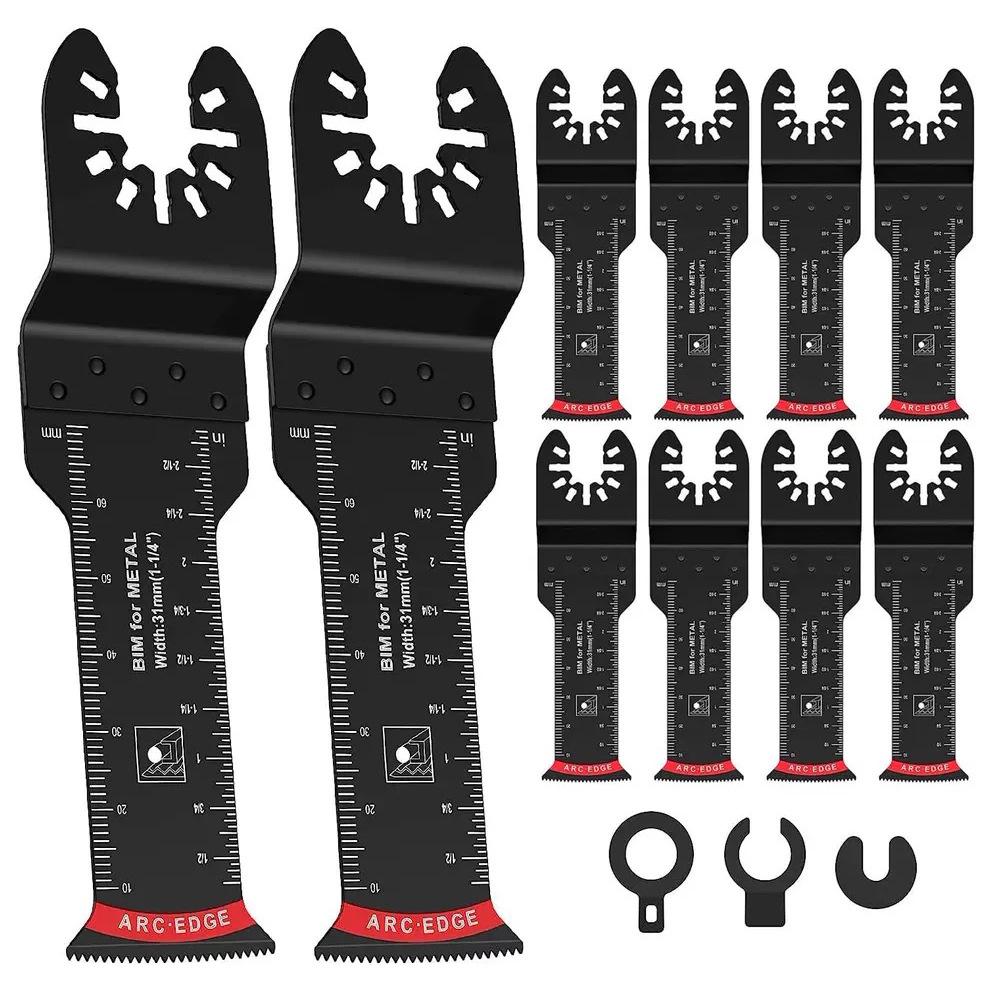 31mm Ultra-Long Multi-Functional Oscillating Saw Blade Set for Woodworking and Metal