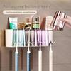 LIEI No-Drill Suction Cup Toothbrush Holder