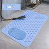 Rectangular Non-Slip Floor Mat Draining Hole Shower Foot Scrubber Foot Massage Pad  Bathtub
