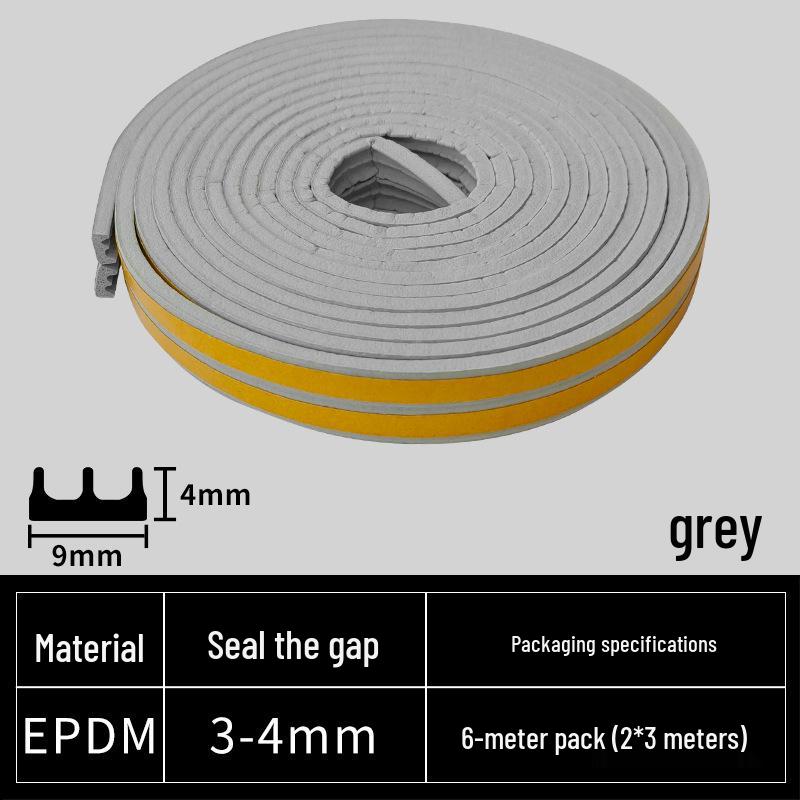 Soundproof and Windproof Door & Window Sealing Strip for Silent Shock Absorption and Insulation