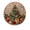 Decorative Christmas Tree Baubles Faux Pearl Art Kit, DIY Rhinestone Gem Painting Craft, Santa Festive Home Decor Items Stocking Elk Pattern