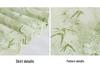 Mint Mambo Green Floral Two-Piece French Style Slim Waist Summer Dress