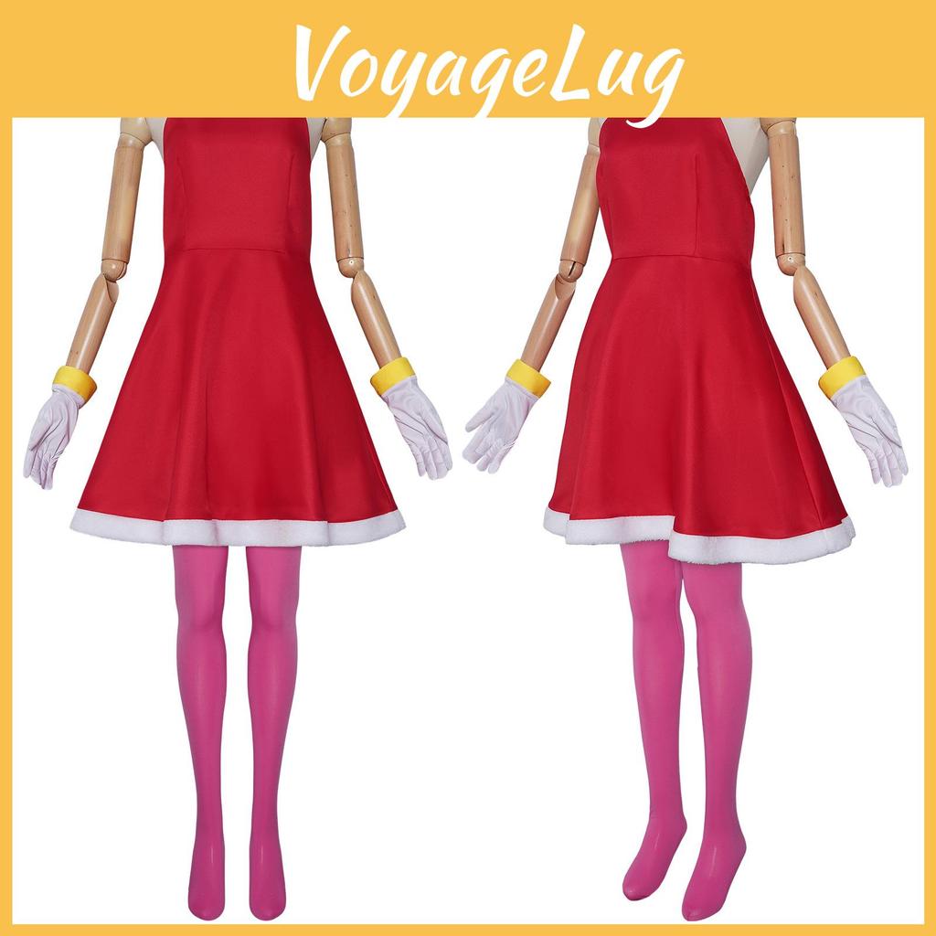 Amy Cosplay Rose Anime Stage Performance Costume Halloween Womens Dress